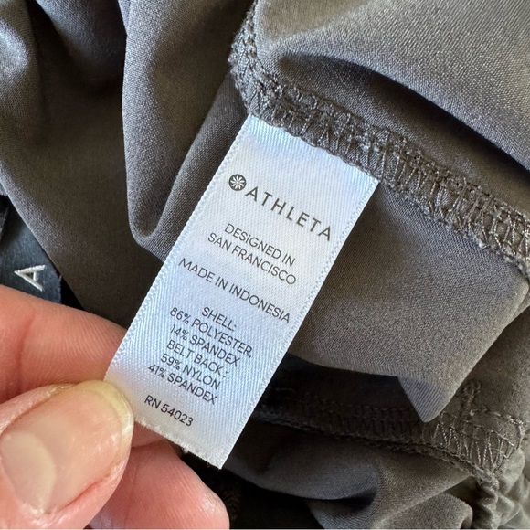 Athleta Skyline Pant - Paperbag Waist and Belt - Taupe - Picture 5 of 9